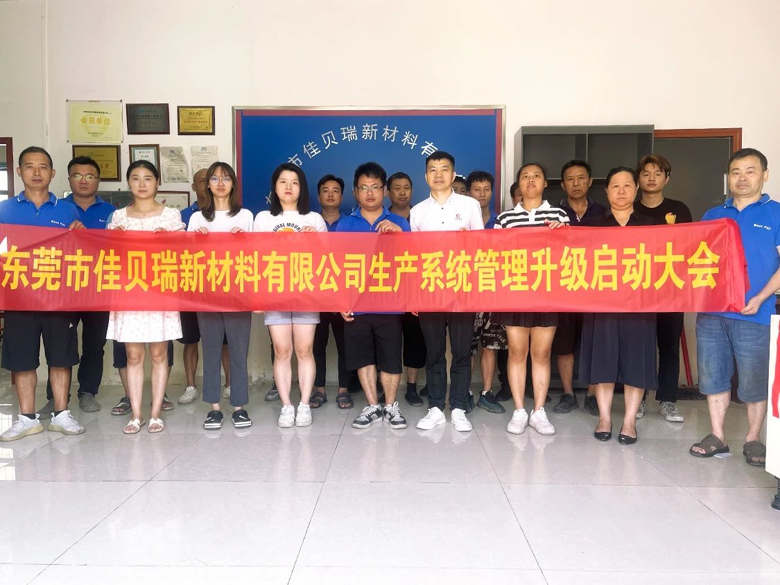 東莞市佳貝瑞新材料有限公司生產系統(tǒng)管理升級項目啟動